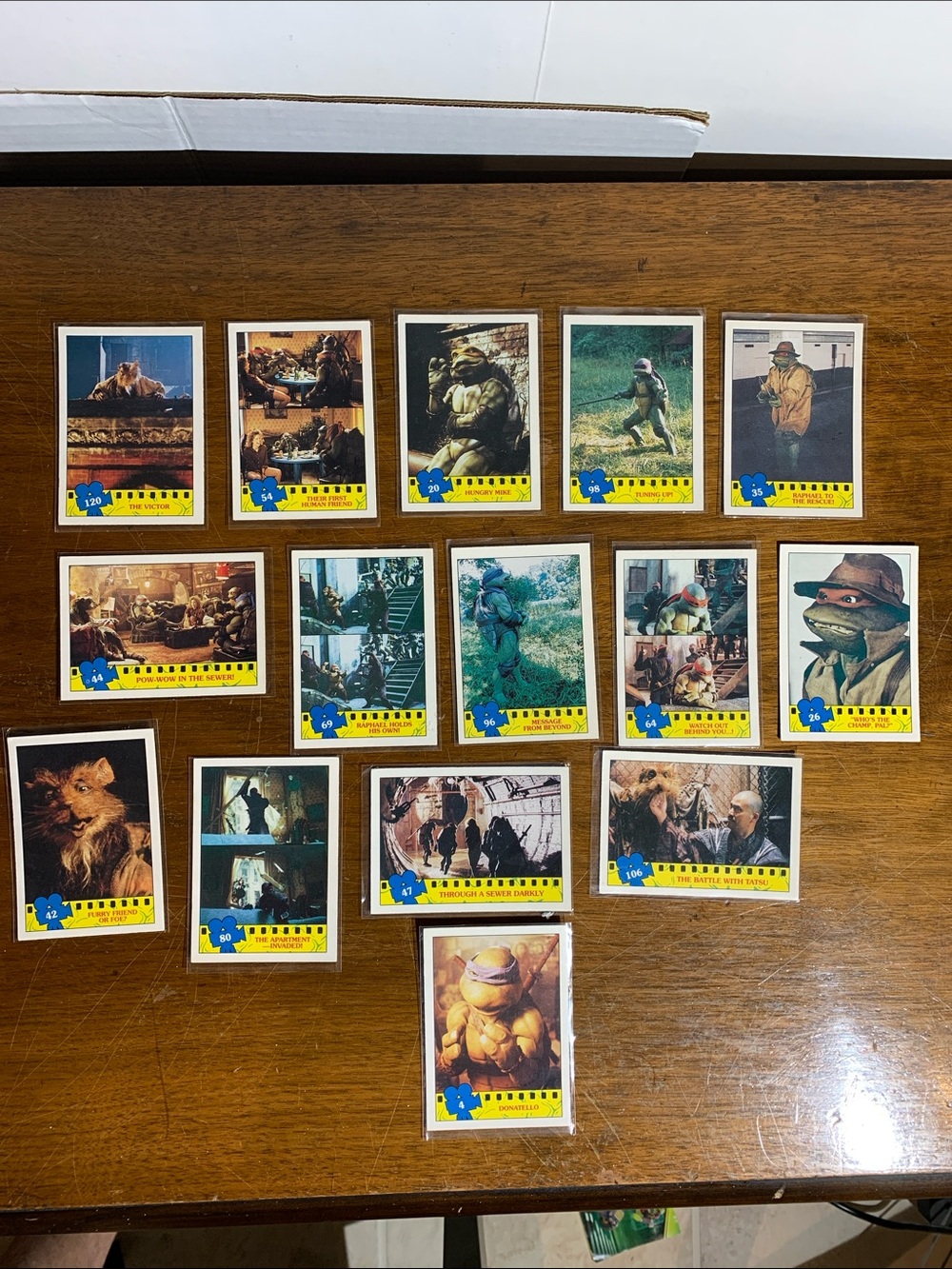 Teenage Mutant Ninja Turtles Cards 1990